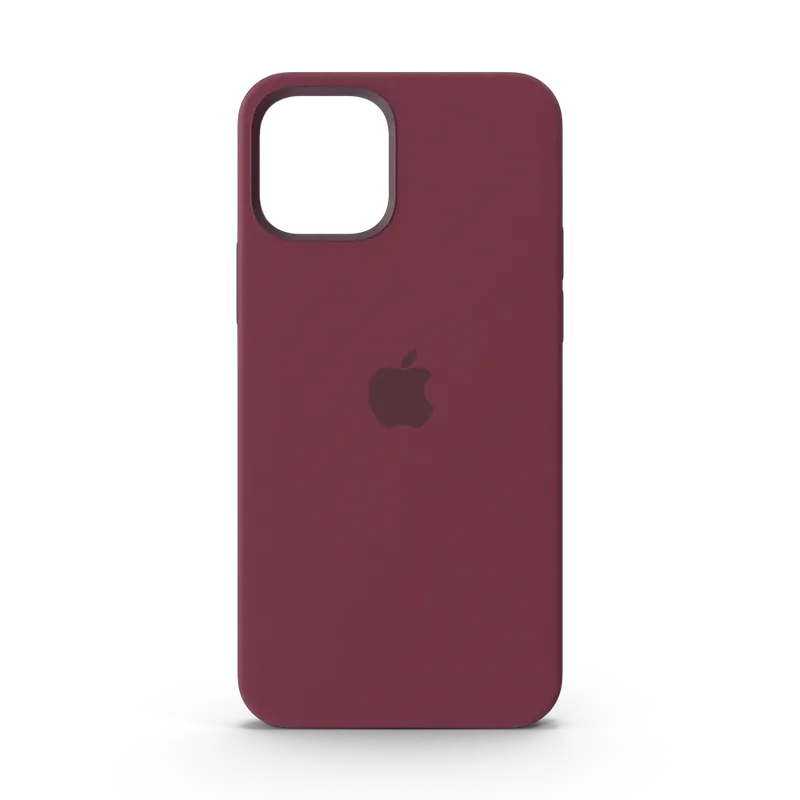 iPhone 12 Silicone Case with MagSafe Plum, photo 1