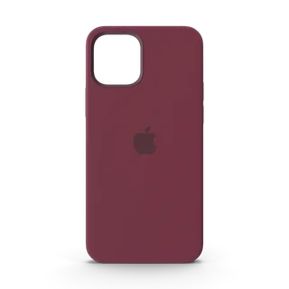 iPhone 12 Silicone Case with MagSafe Plum, photo 1