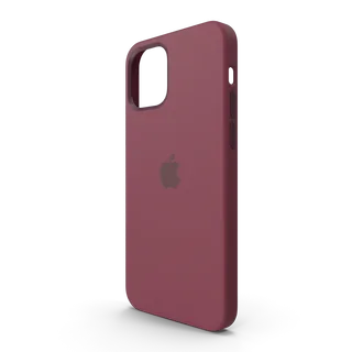 iPhone 12 Silicone Case with MagSafe Plum, photo 2