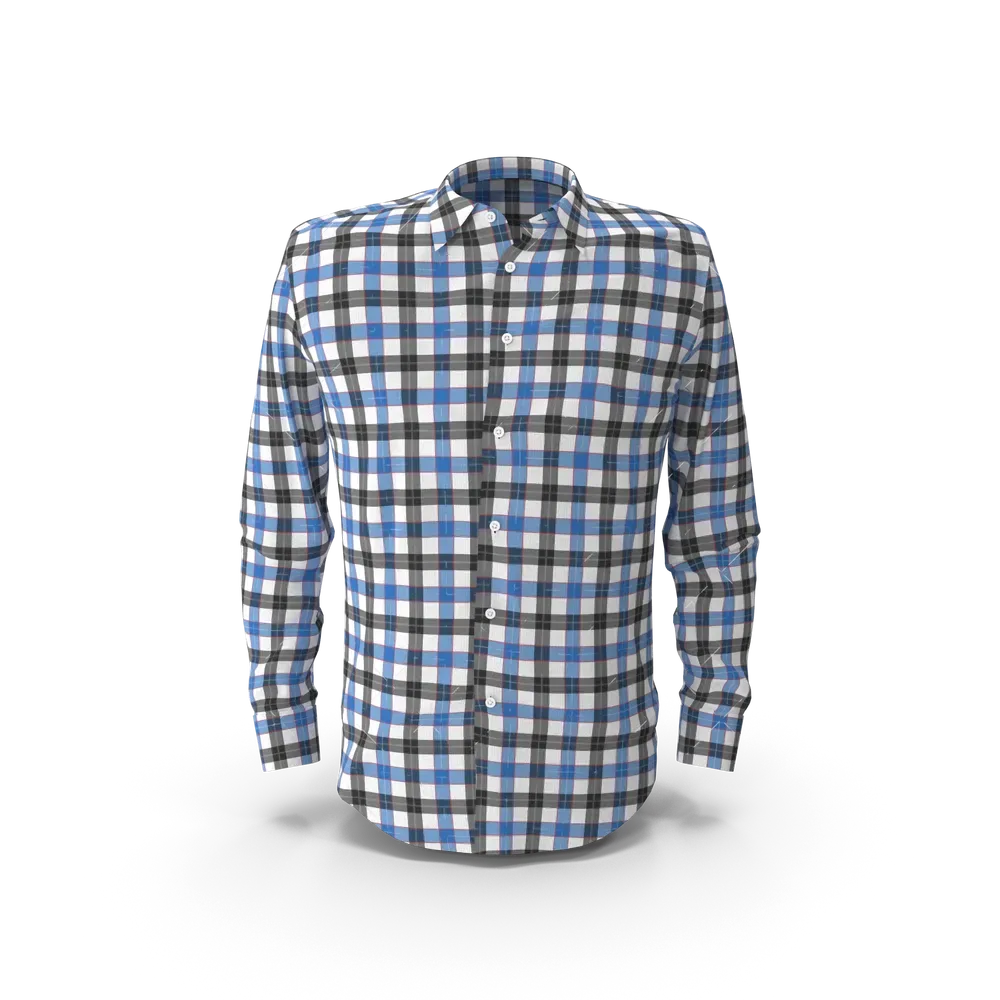 Blue & Black Check Shirt, photo 1