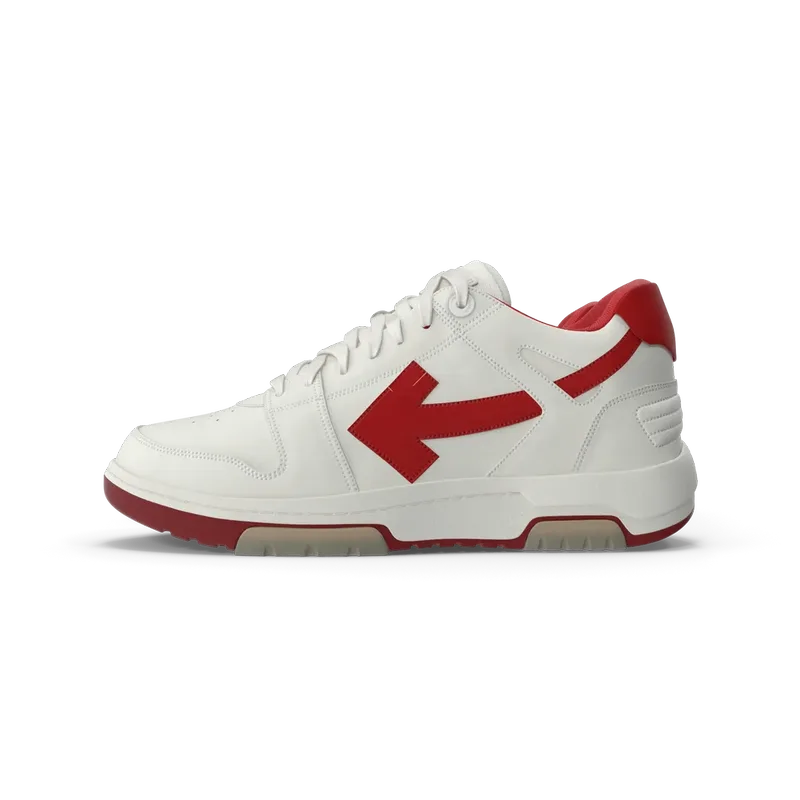 Sports Sneakers Off White & Red, photo 1