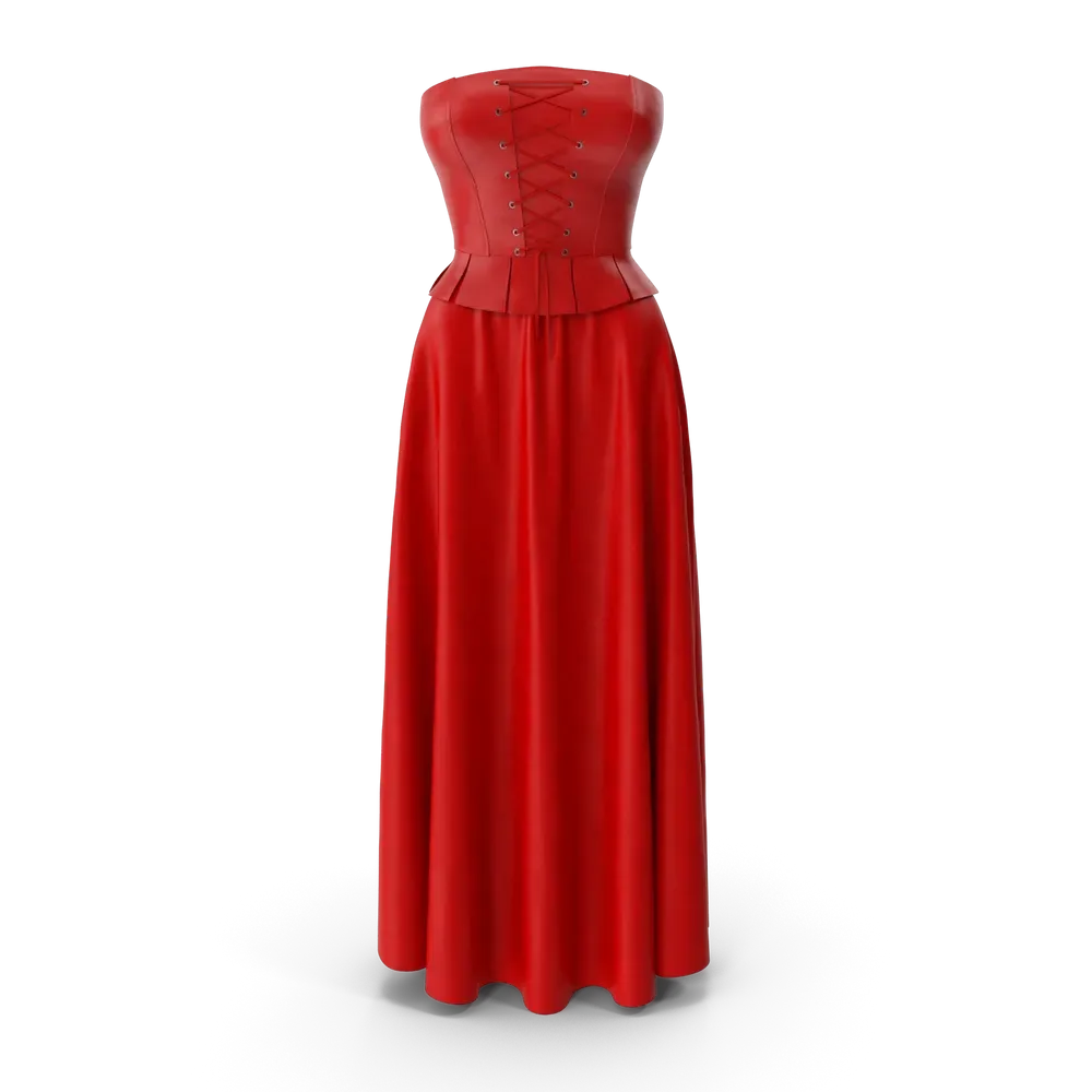 Corset Leather With Skirt, photo 1