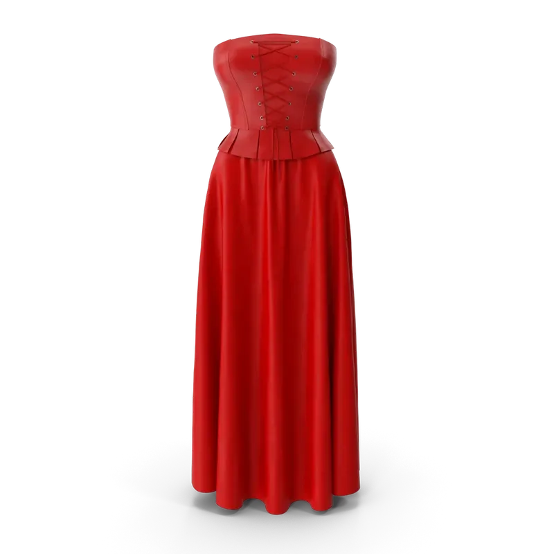 Corset Leather With Skirt, photo 1