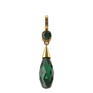 Green Crystal Earring, photo 1