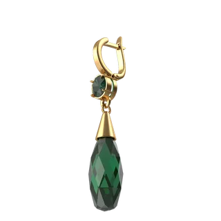 Green Crystal Earring, photo 2