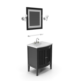 Wooden Bathroom Sink With Mirror, photo 2